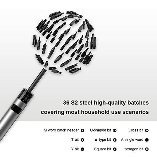 Wowstick Zestaw wkrętaków domowych z podwójną baterią litową - obrazek 5