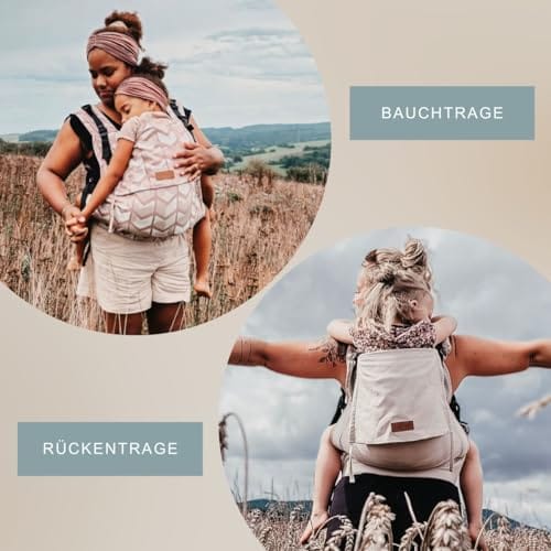 Hoppediz Buckle Toddler nosidełko dla małych dzieci (9-25 kg) wzór Lanzarote - obrazek 3