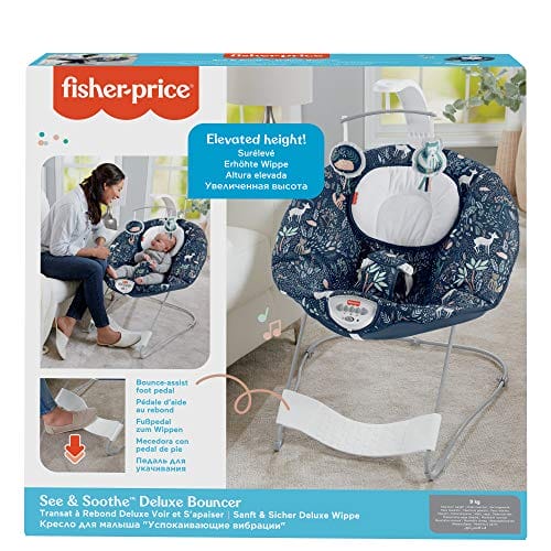 Fisher-Price HBF25 See und Soothe Deluxe Bouncer - obrazek 3