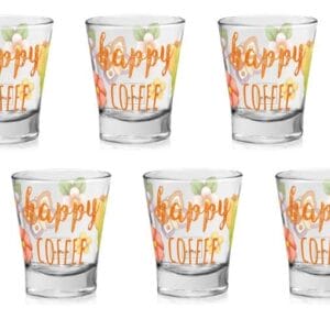 THUN - Zestaw 6 filiżanek do kawy Happy Country