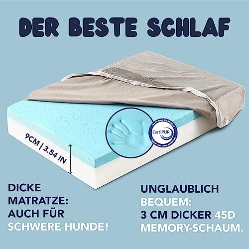 Legowisko dla dużych psów - XL - ortopedyczna poduszka dla psów - zdej - obrazek 7