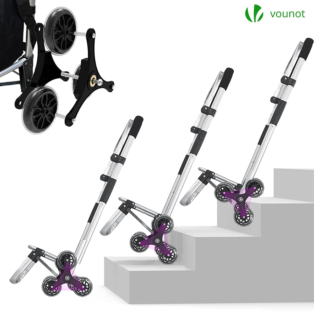 VOUNOT - Wygodne i pojemne wózki na zakupy - obrazek 4