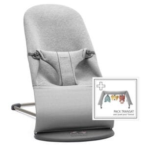 Babybjörn 606072 Leżaczek Jasnoszary Light Grey