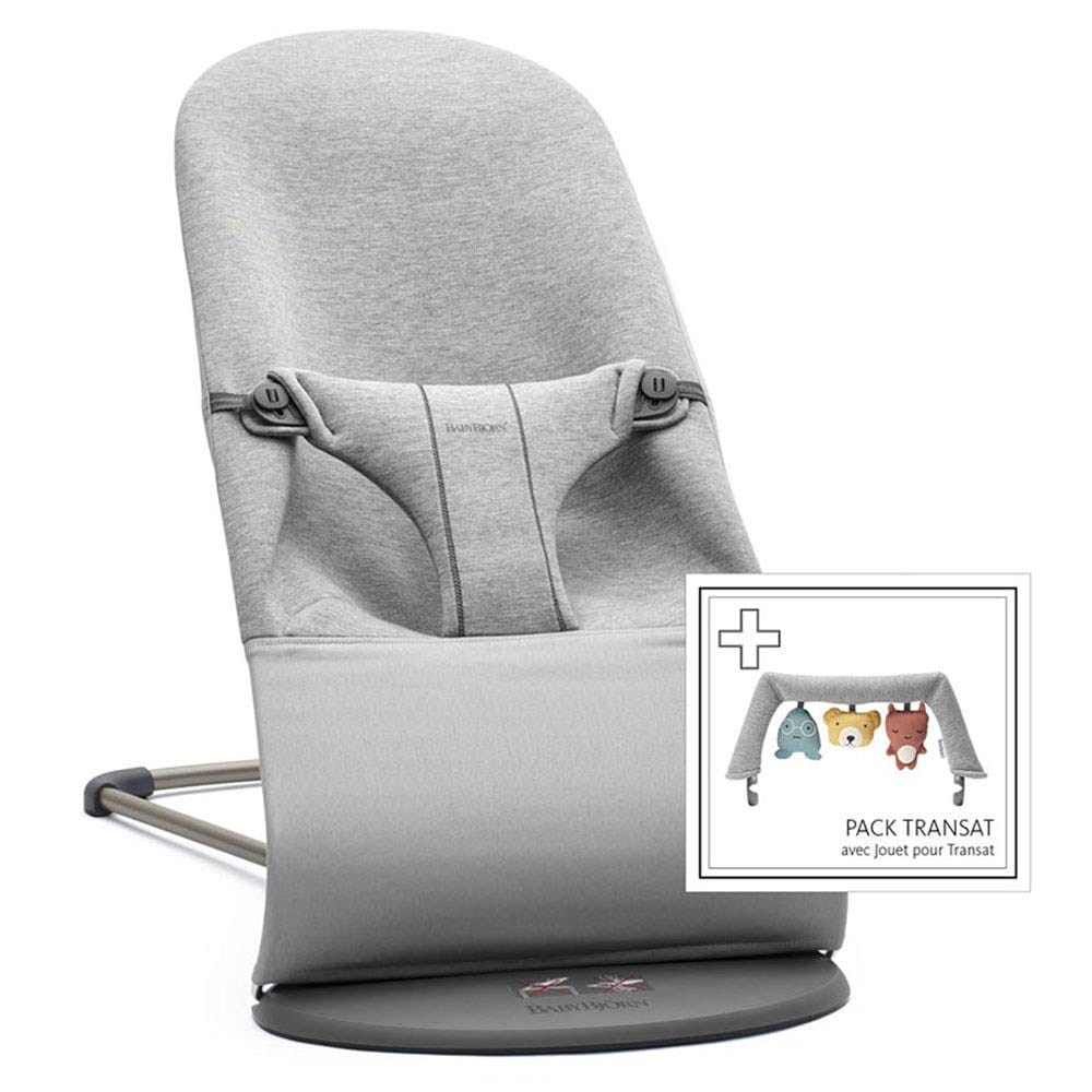 Babybjörn 606072 Leżaczek Jasnoszary Light Grey