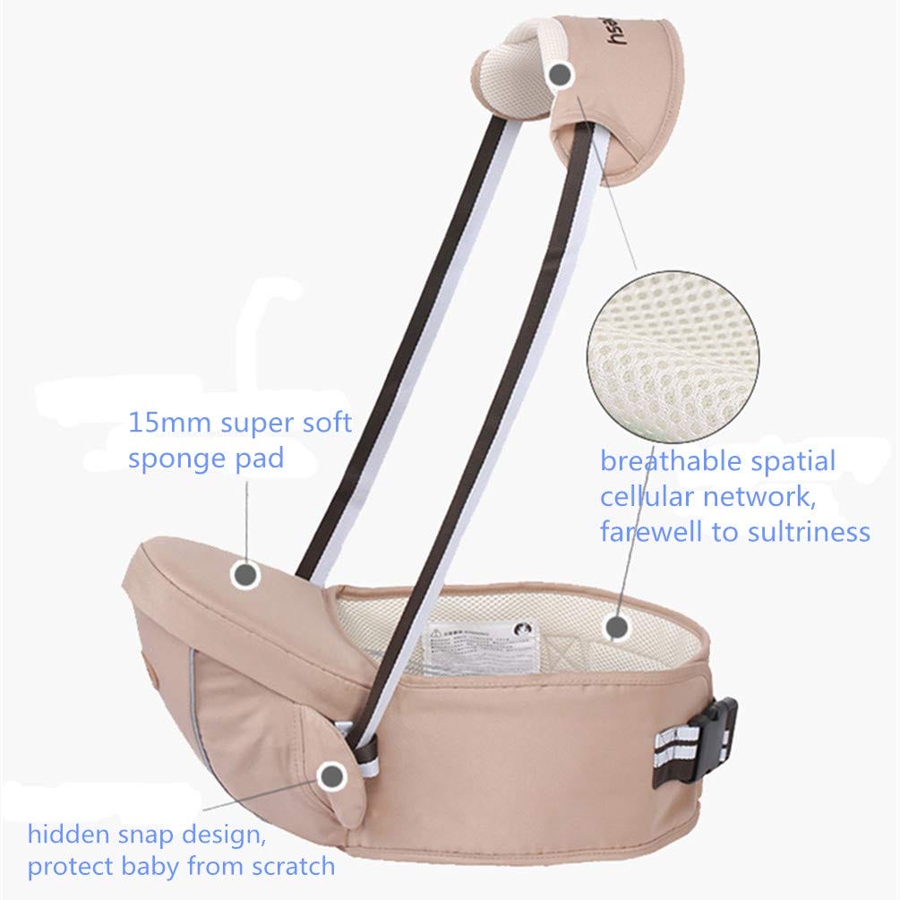 Ergonomiczne nosidełko dla niemowląt Hipseat z paskiem na ramię, stołe - obrazek 6