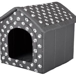 Hobbydog R6 BUDSWL4 jaskinia dla psa rozmiar R6-76 x 72 x 74 cm szara legowisko dla psa legowisko dla kota jaskinia XXL szara 25 kg 1 sztuka (1 opakowanie)