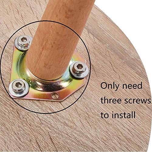 GOLDFAN Trójkątny stolik kawowy z litego drewna - zestaw 2 stołów, nowoczesny design, wysoka jakość - obrazek 5