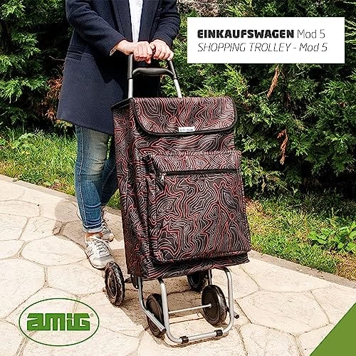 Praktyczny i wygodny wózek na zakupy Amig - idealny towarzysz podczas codziennych zakupów! - obrazek 7