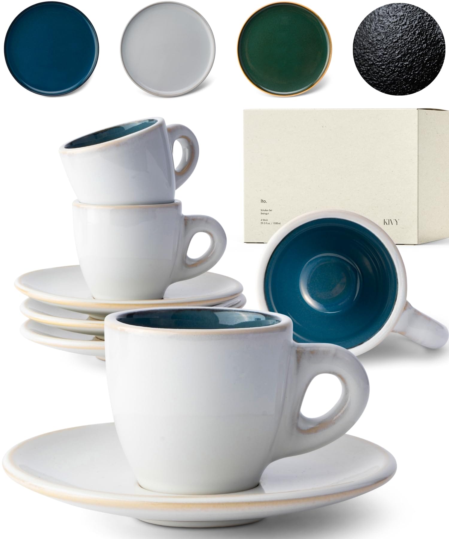 Villeroy & Boch Coffee Passion Café au Lait-Set 2-częściowy porcelana premium biała