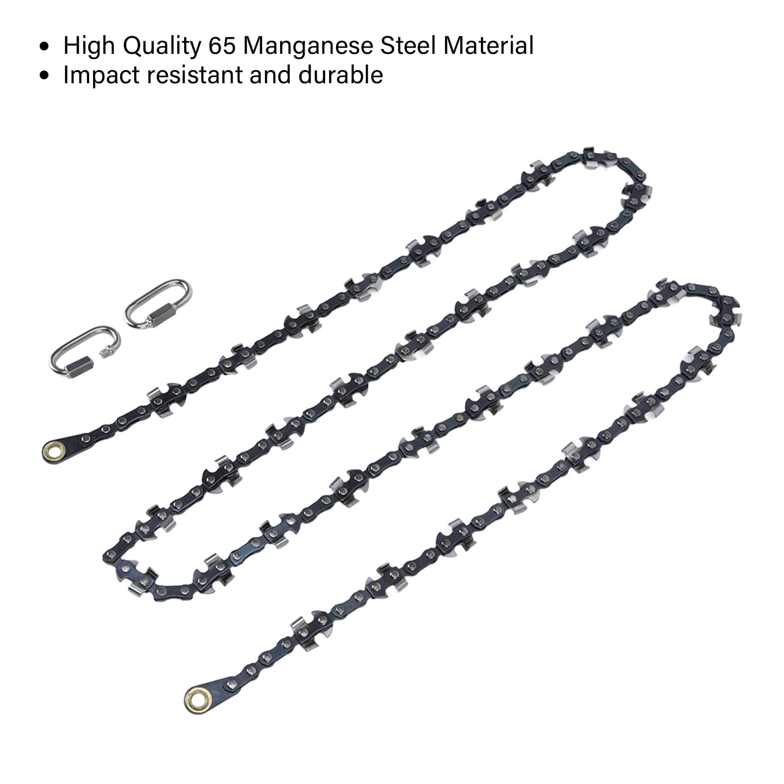 Ręczna piła linowa, 53-calowa 65 ze stali manganowej Ostra składana ki - obrazek 6