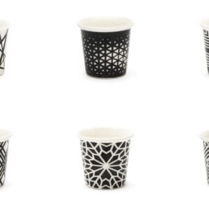 Excelsa 66325 Zestaw 6 filiżanek do kawy Porcelana