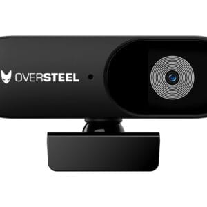 Oversteel – Bulat Webcam 1080P Full HD z mikrofonem 30fps USB 2.0 redukcja szumów rozmowy wideo nagrywanie konferencje PC/Mac/Tablet/Chromebook