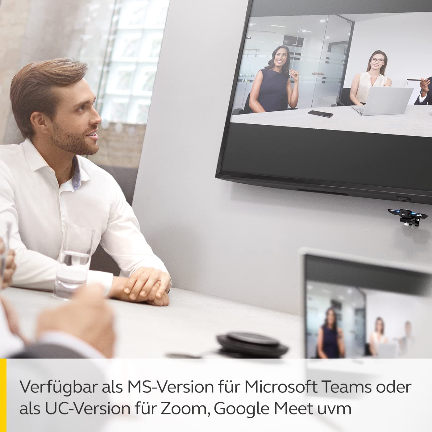 Jabra PanaCast Meet Anywhere - Zestaw do wideokonferencji 180° 4K z Jabra Speak 750 - Certyfikat MS Teams, Zoom, Google Meet - obrazek 2