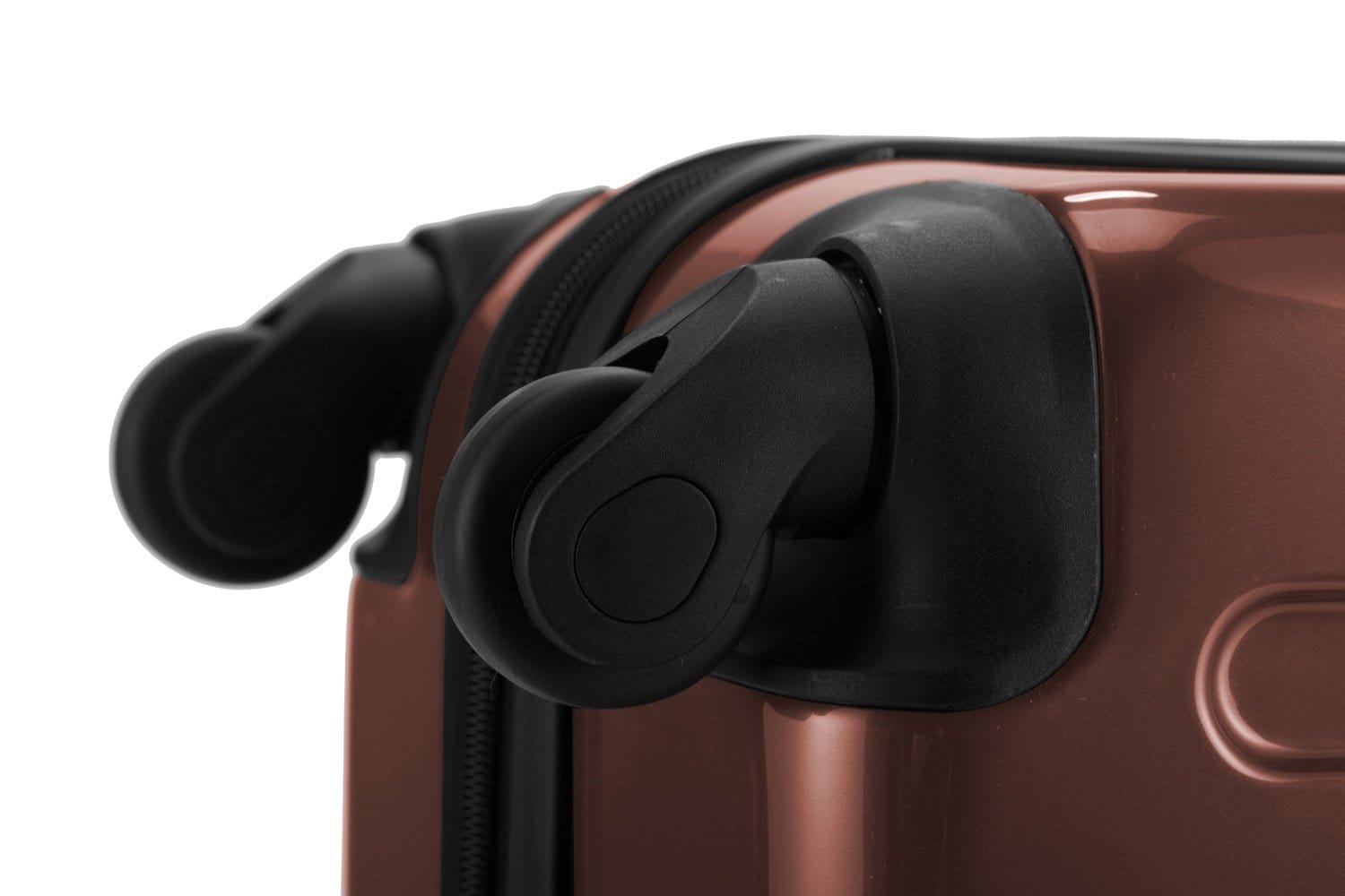 Hauptstadtkoffer Alex Walizka Brązowy 55 cm - Wytrzymałe tworzywo, 4 kółka, składana rączka - obrazek 4