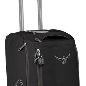 Osprey Europe Unisex Daylite Carry-on Whld 40 - Torba sportowa czarna, jeden rozmiar UK, składana konstrukcja, bagaż podręczny, plecak turystyczny