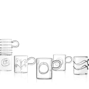 Ichendorf Milano szkło borokrzemowe Zestaw 6 filiżanek do kawy Collect