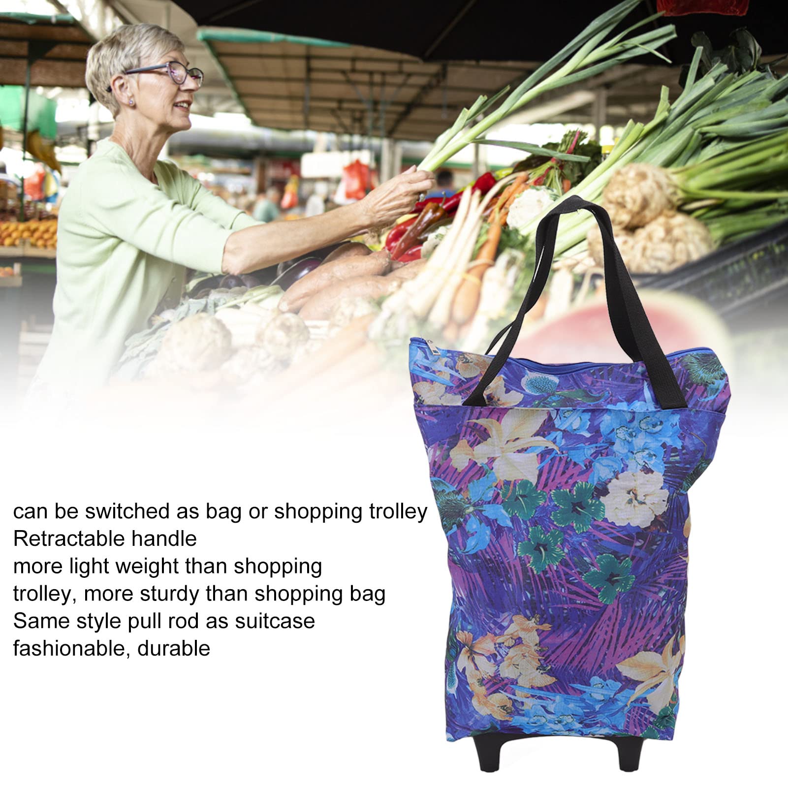 PENO - Wygodny i pojemny wózek na zakupy - obrazek 7