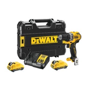 Dewalt Dcd701D2-Qw Wkrętarka, Czarny/Żółty, 4 Sztuki