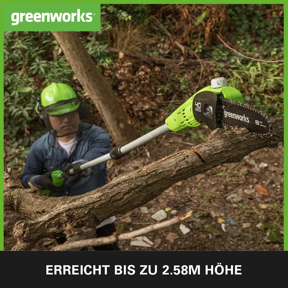 Greenworks G40PSF Akumulatorowa Pilarka na Wysięgniku, Ostrze 20cm, Sz - obrazek 5