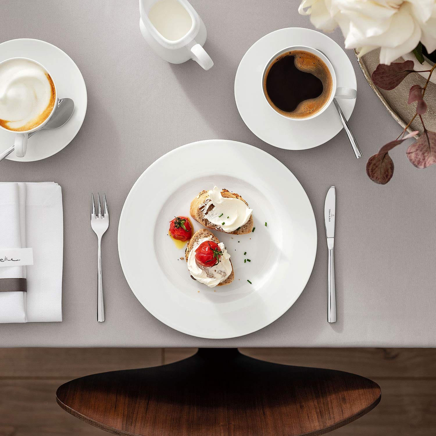 Villeroy & Boch – Royal zestaw kawowy 18 sztuk stylowe serwowanie Porcelana Premium biały - obrazek 2