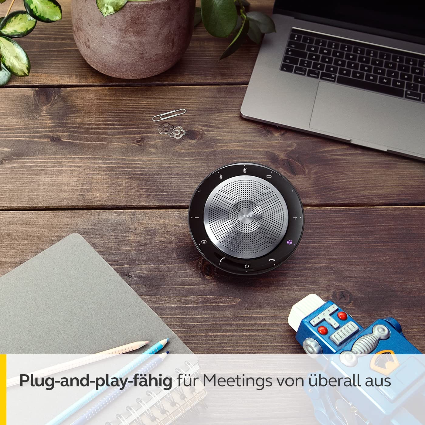 Jabra PanaCast Meet Anywhere - Zestaw do wideokonferencji 180° 4K z Jabra Speak 750 - Certyfikat MS Teams, Zoom, Google Meet - obrazek 4