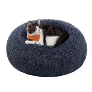 Feandrea Legowisko dla psa, Legowisko dla kota w kształcie pączka, Pus