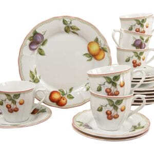 Creatable Serwis do Kawy Wielokolorowy 18-częściowy