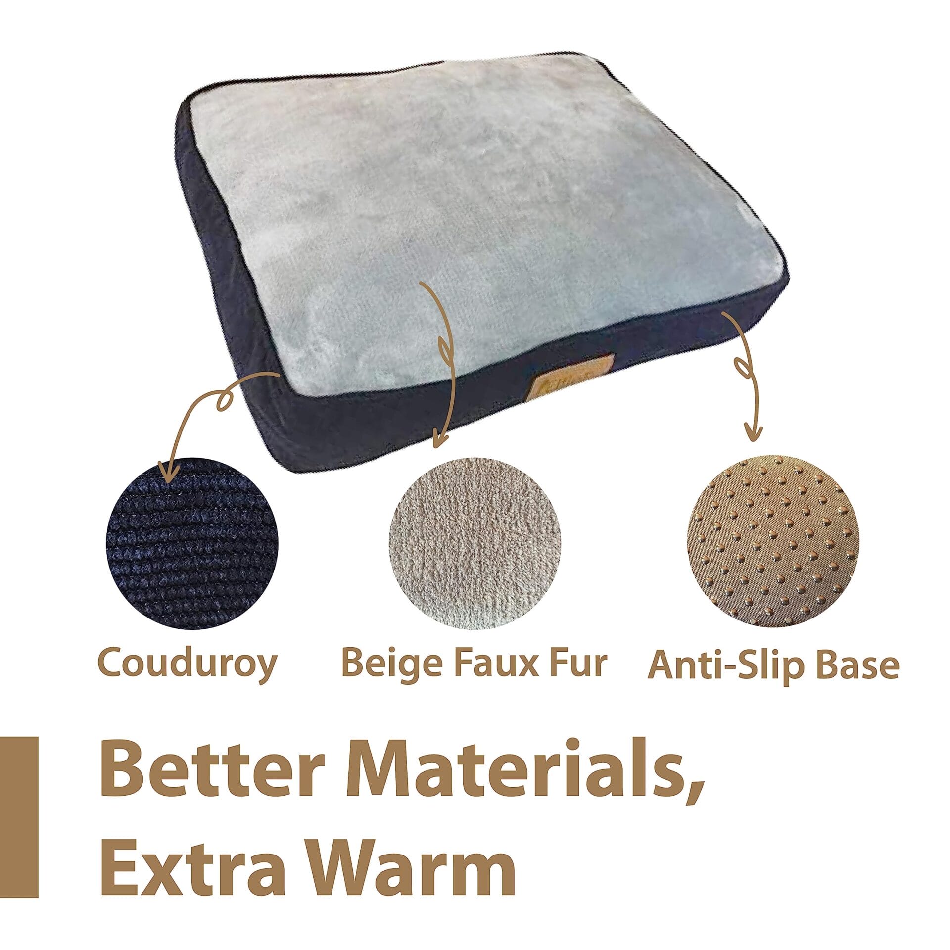 Ellie-Bo Legowisko dla małego psa do klatki dla psa 61 cm - niebieski - obrazek 8