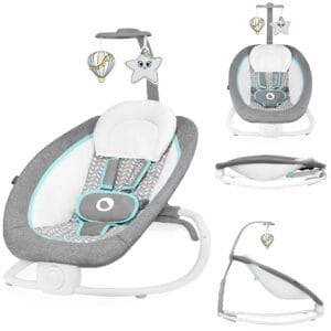 Lionelo 58005 Bujaczek Dziecięcy, Szary, 0-6 miesięcy