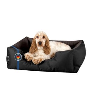 BedDog(R) legowisko dla psa LUPI S sofa dla psa z Cordury mikrofibra welurowa zmywalne legowisko dla psa z brzegiem