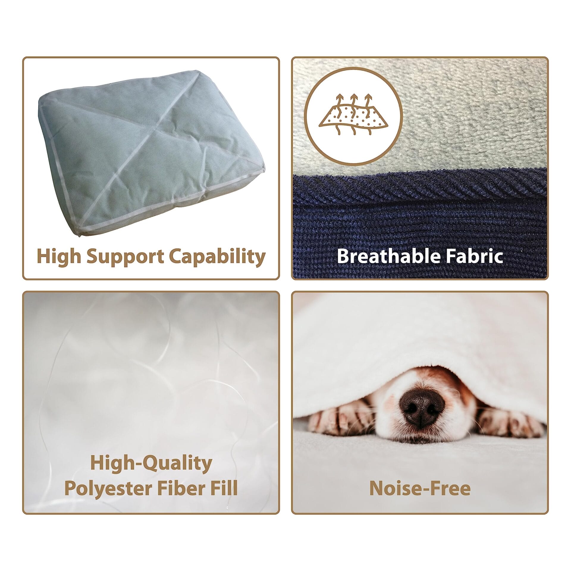 Ellie-Bo Legowisko dla małego psa do klatki dla psa 61 cm - niebieski - obrazek 6