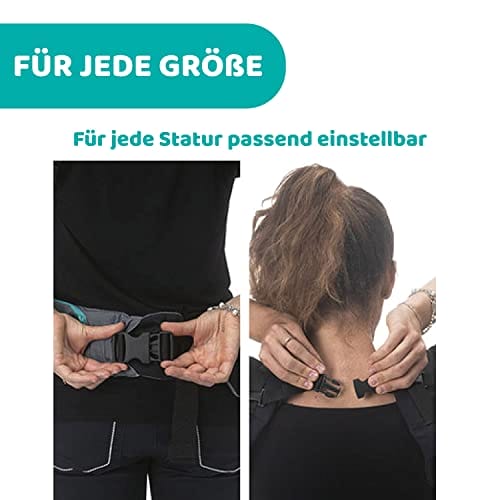 Chicco Ergonomiczne Nosidełko Myamaki Fit Nosidło Na Plecy Od Urodzenia do 15 kg Wielofunkcyjna Ewolucyjna Chusta do Noszenia Dzieci z Regulowanym Siedziskiem i Panelem Podparcie Pleców i Szyi - obrazek 4