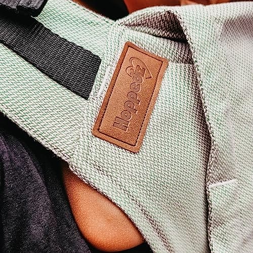 Hoppediz Buckle nosidełko 4 w 1 dla noworodków od urodzenia – pomoc w noszeniu z 2 pozycjami klamr – rośnie razem z dzieckiem do 20 kg – wzór Elba - obrazek 5