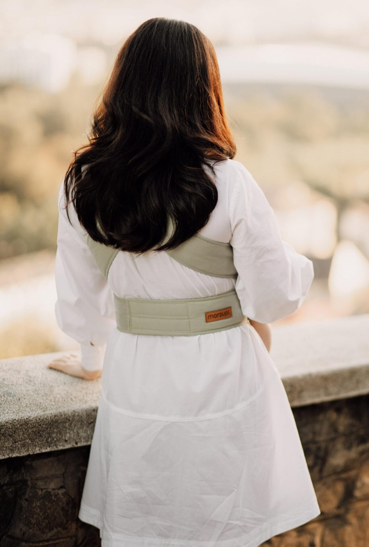 marsupi Nosidełko dla niemowląt i noworodków, Breeze (bawełna/len) wer - obrazek 4