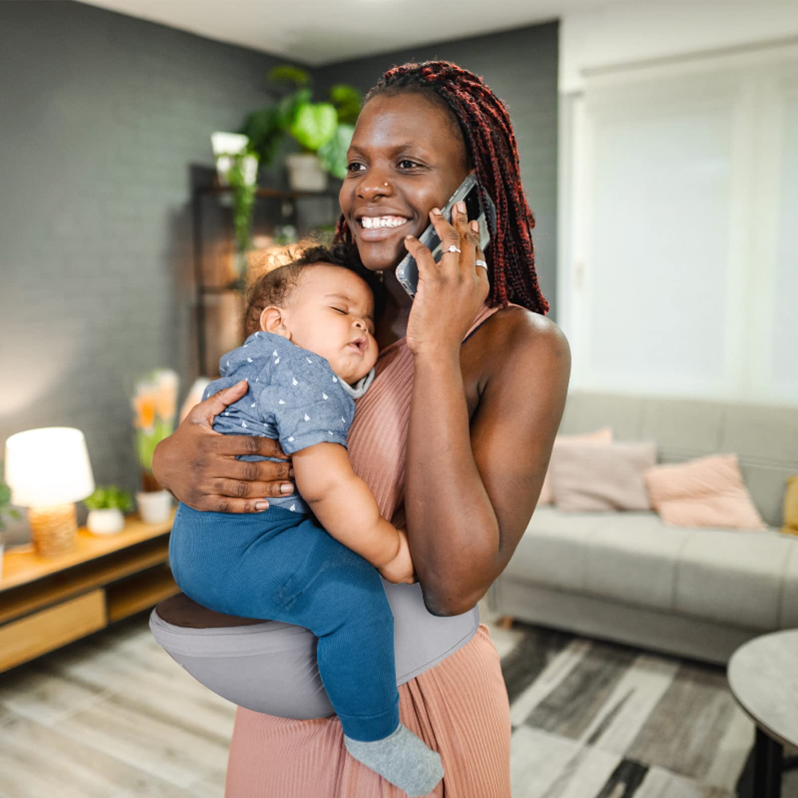 GAGAKU GGKHS1813 Baby Fotelik Biodrowy Dla Noworodka 0-36 Miesięcy Szary - obrazek 3