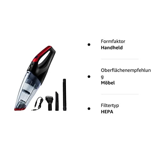 Akumulatorowy odkurzacz ręczny | filtr HEPA | moc ssania 6200 Pa | - obrazek 2