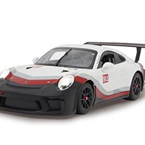 JAMARA 405153 - Porsche 911 GT3 Cup 1:14 biały 27 MHz - samochód RC na