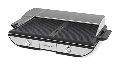 Riviera-et-Bar QPL700 - Kombinacja grilla elektrycznego, czarny/stal nierdzewna