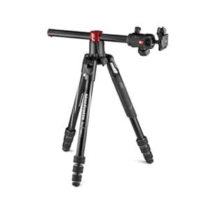 Manfrotto MKBFRA4GTXP-BH Befree GT XPRO - Aluminiowy statyw z głowicą kulową 496, M-Lock, kolumna 90°, taca 200PL-PRO - do lustrzanek i hybryd z obiektywami o długiej ogniskowej - Tripod dla makrofotografii i różnych rodzajów ujęć