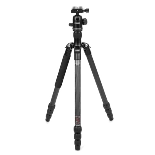 Caruba Travelstar 156 - Lekki statyw do aparatu, idealny do podróży, obrót 360°, funkcja monopod, nośność 15 kg