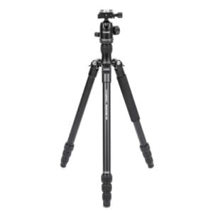 Caruba Travelstar 156 - Lekki statyw podróżny z obrotową głowicą kulkową 360° - Nośność do 15 kg