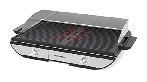 Riviera-et-Bar QPL700 - Kombinacja grilla elektrycznego, czarny/stal nierdzewna - obrazek 4