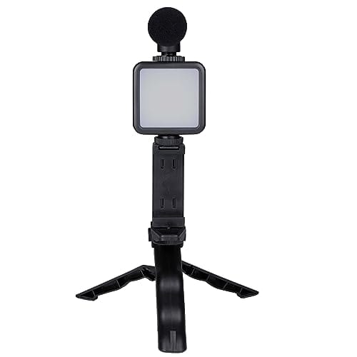 Grundig Statyw do telefonu z lampą - statyw z mikrofonem - diody LED z - obrazek 10