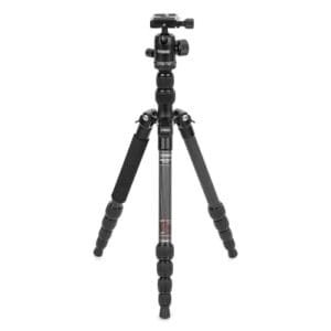 Caruba Travelstar 143 - Lekki statyw do aparatu, idealny do podróży, obrót 360 stopni, funkcja monopod, 10 kg nośność