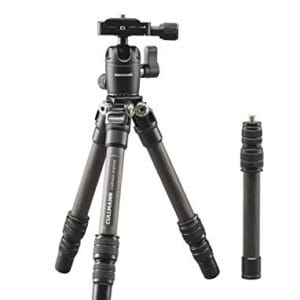 Cullmann CARVAO 816TCS - Statyw podróżny z włókna węglowego | Maks. wysokość 705 cm | Wymiary opakowania 27 cm | Nośność 4 kg | Waga 445 g