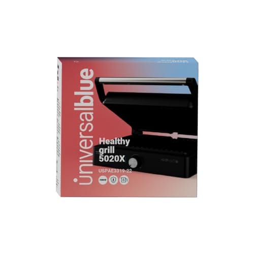UNIVERSALBLUE Grill elektryczny ze stali nierdzewnej 2000W | Grill elektryczny Otwarcie 180º | Regulator temperatury - obrazek 4