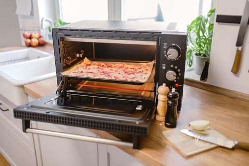 Steba KB M42 - Piekarnik do grilla podwójne szklane drzwi, rożen obrotowy, 2 kurczaki, powłoka zapobiegająca przywieraniu, grzałka górna i dolna - obrazek 9