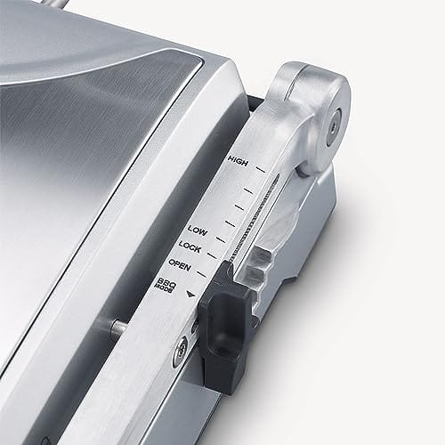 SEVERIN Grill kontaktowy do kanapek steków i jako grill Panini z powłoką zapobiegającą przywieraniu do grillowania bez tłuszczu 1800 W stal nierdzewna szczotkowano-srebrna KG 2392 - obrazek 2