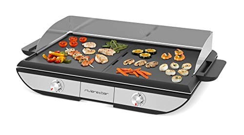 Riviera-et-Bar QPL700 - Kombinacja grilla elektrycznego, czarny/stal nierdzewna - obrazek 7