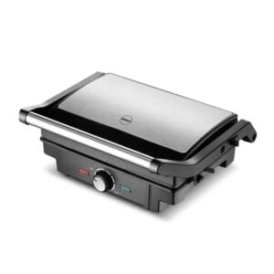 Eldom GK130 - Grill kontaktowy 2 w 1 rozkładany jako grill stołowy (kąt otwarcia 180°) 1600W